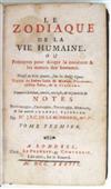 PALINGENIUS, MARCELLUS [i. e., pseud. of PIETRO ANGELO MANZOLLI]. Le Zodiaque de la Vie Humaine. 2 vols. 1733